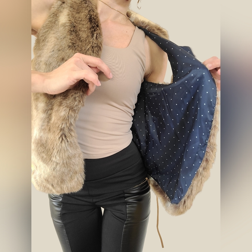 Faux Fur Vest - Picture 3 of 5